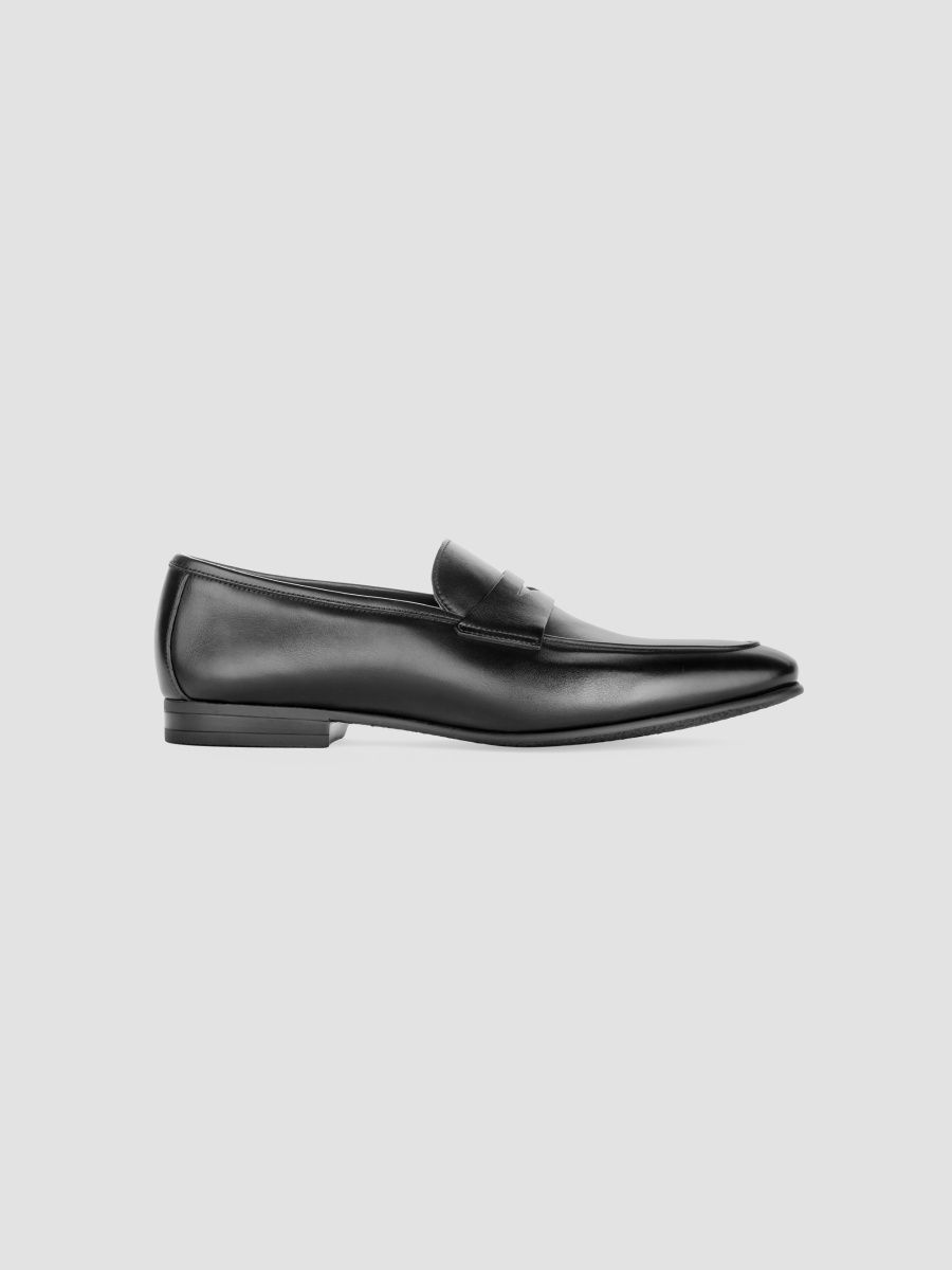 To Boot New York Men's Keats Leather Penny Loafers - Nero - Size 13