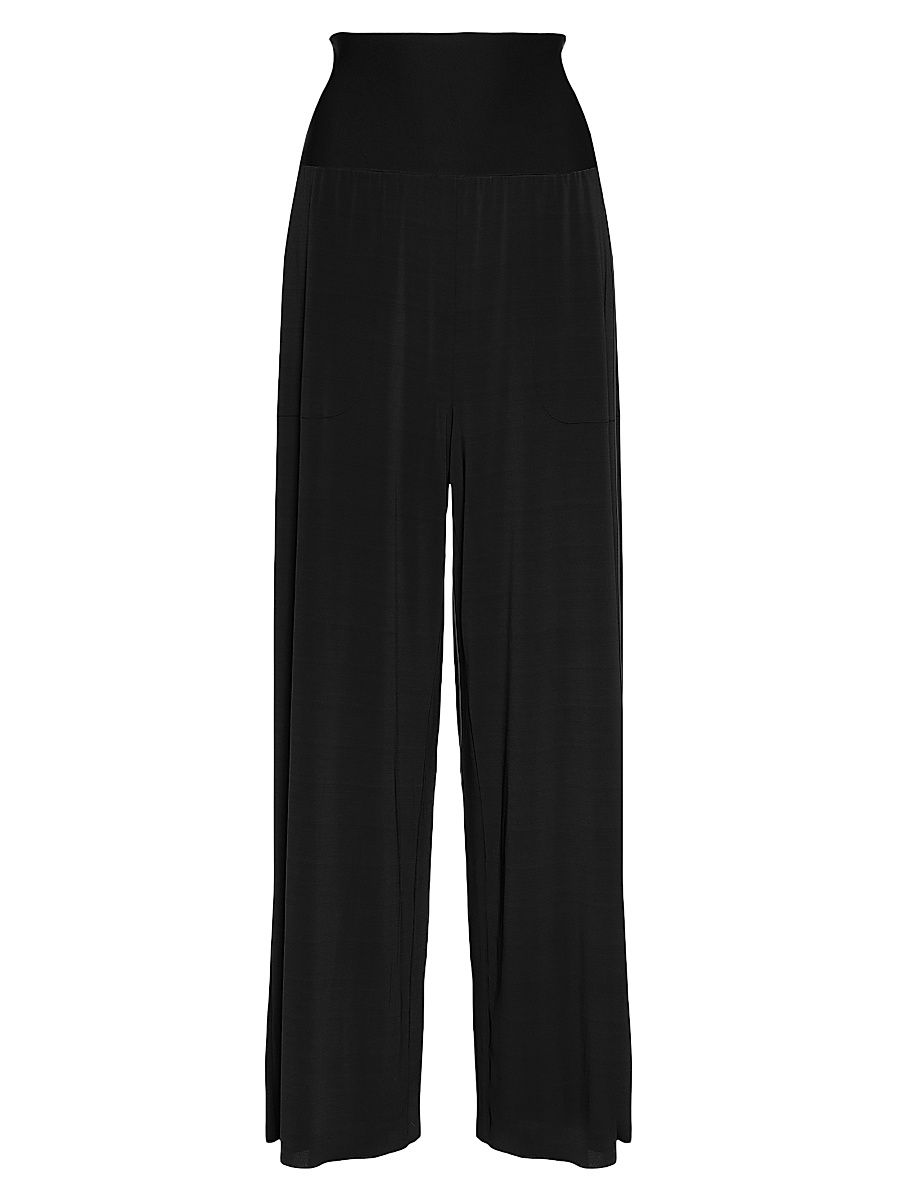 ERES Women's Dao Jersey Wide-Leg Pants - Noir - Size Medium