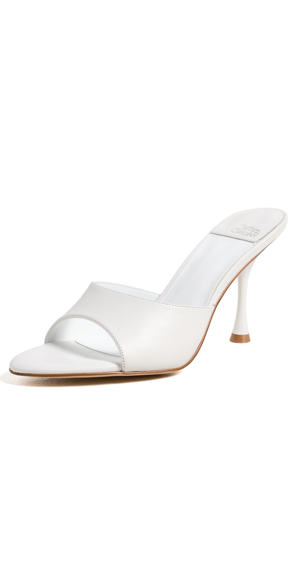 Jeffrey Campbell Agent Mules White 9