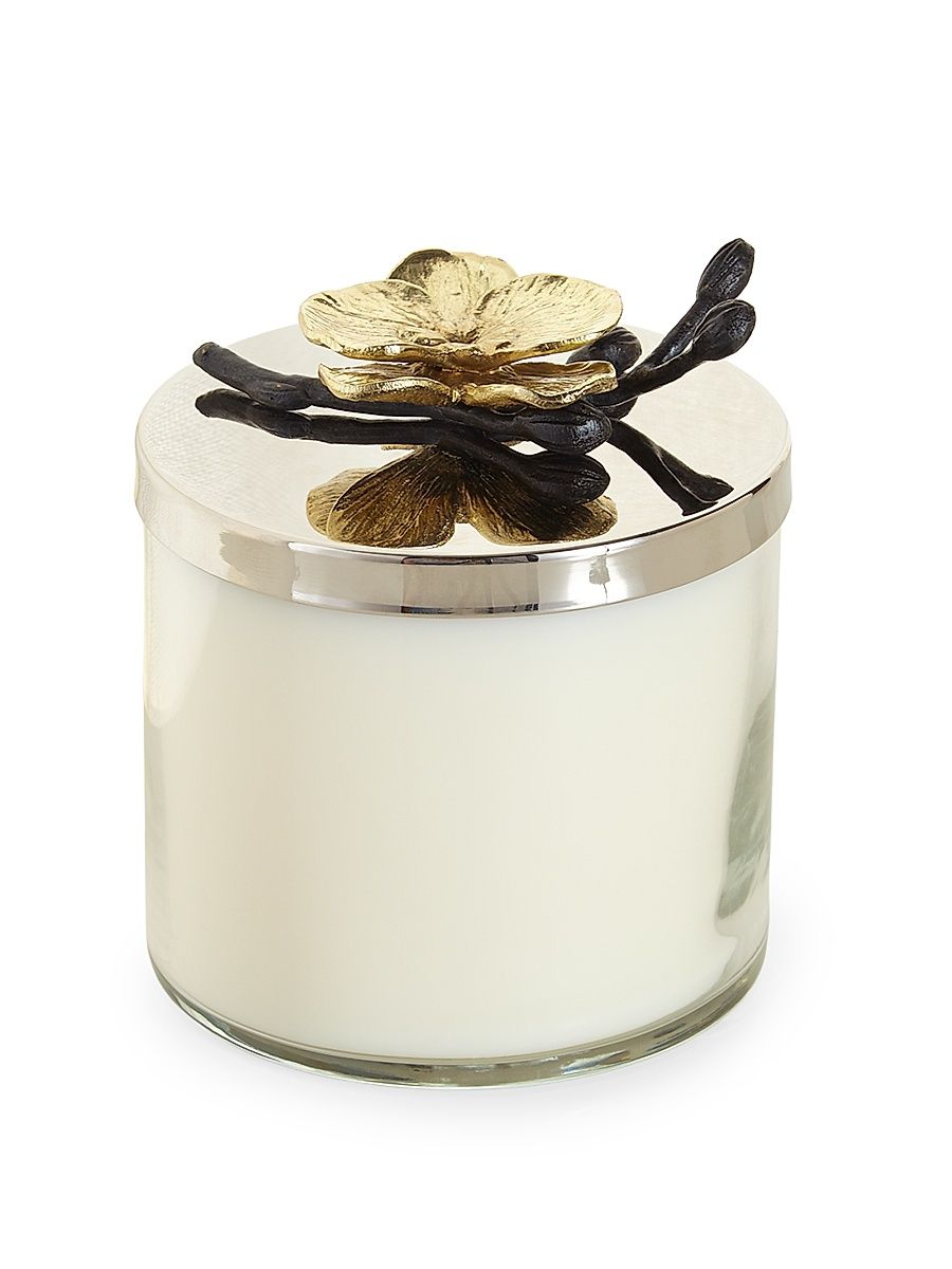 Gold Orchid Candle