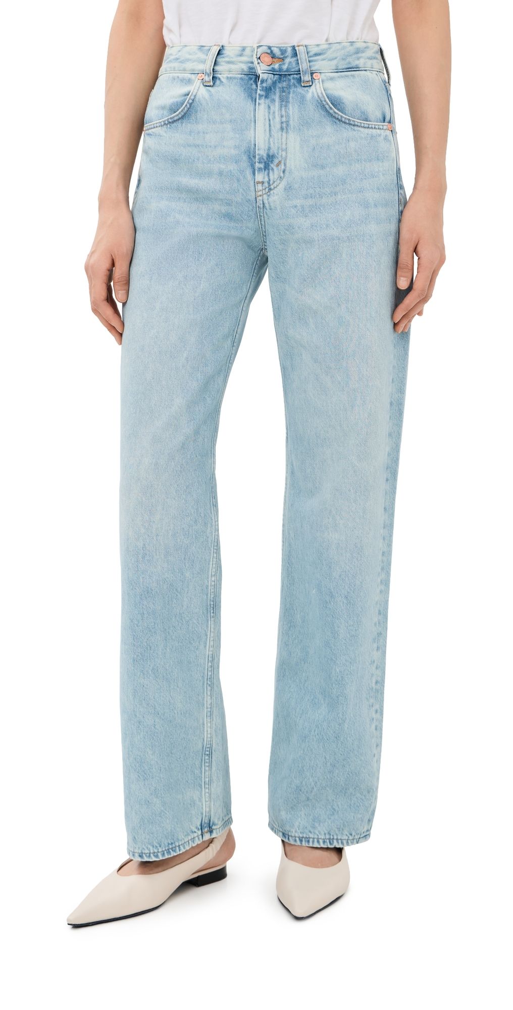 Bite Studios Ease Cotton Denim Jeans BRUSHED LIGHT BLUE 27