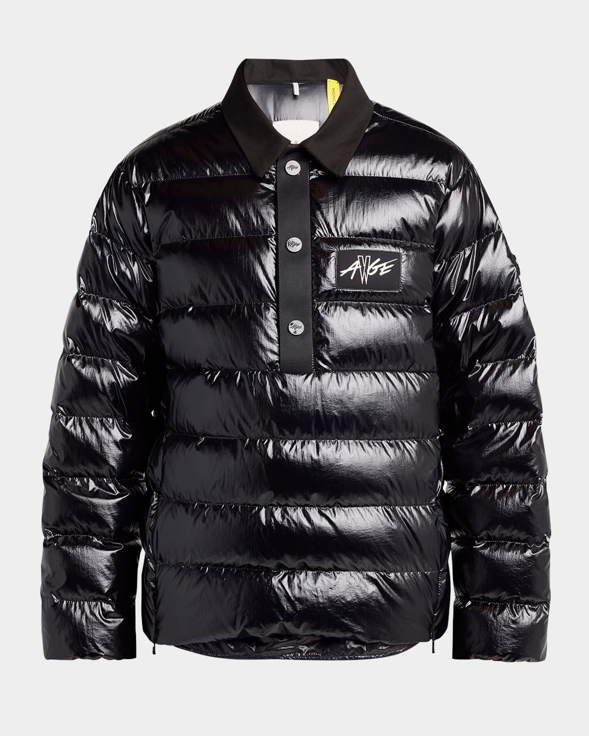 x A$AP Rocky Men & apos;s Vardar Down Polo Shirt Jacket