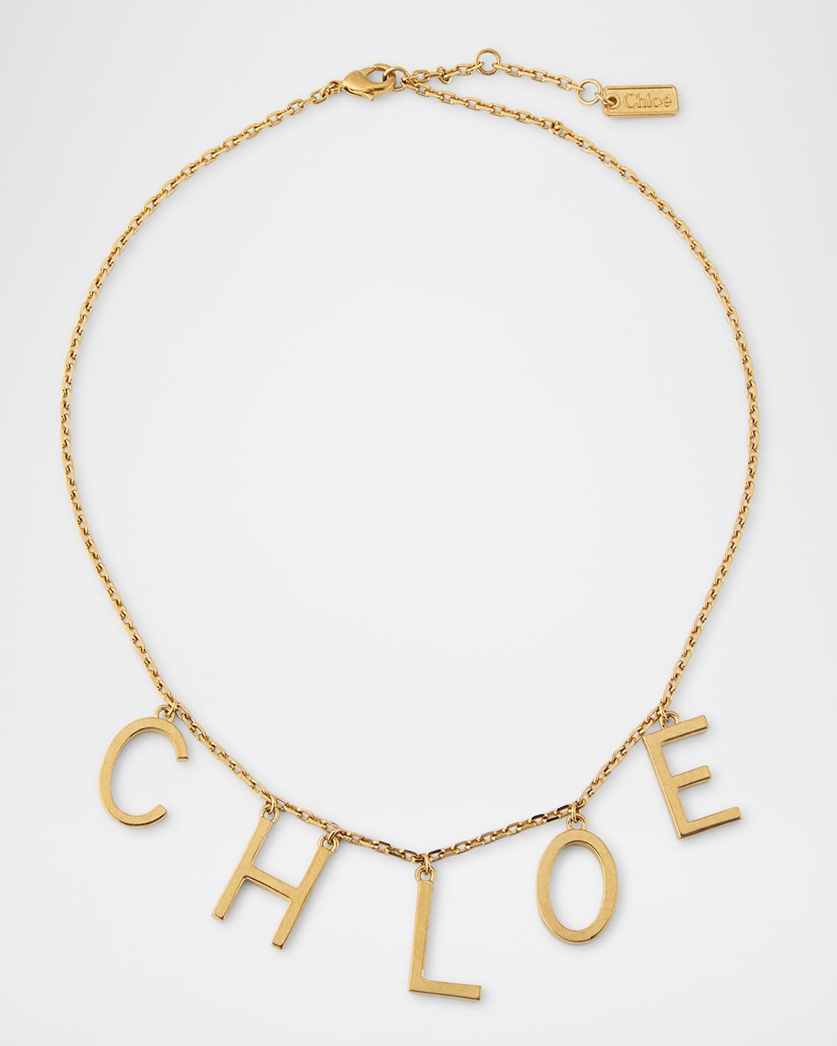 Letters Logo Chain Necklace