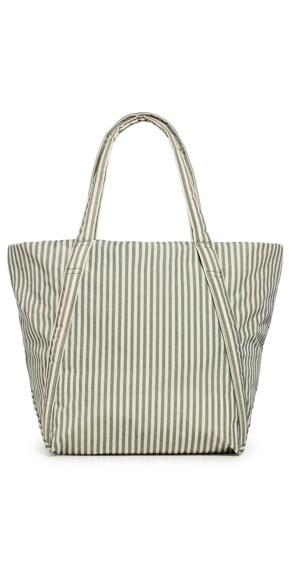 BAGGU Cloud Bag Sage Stripe One Size