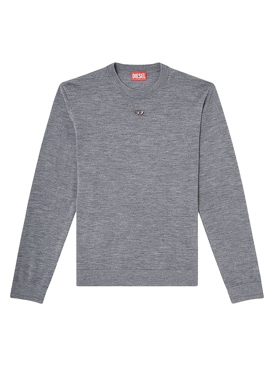 Men's Valiam Wool Sweater - Grey - Size XXL