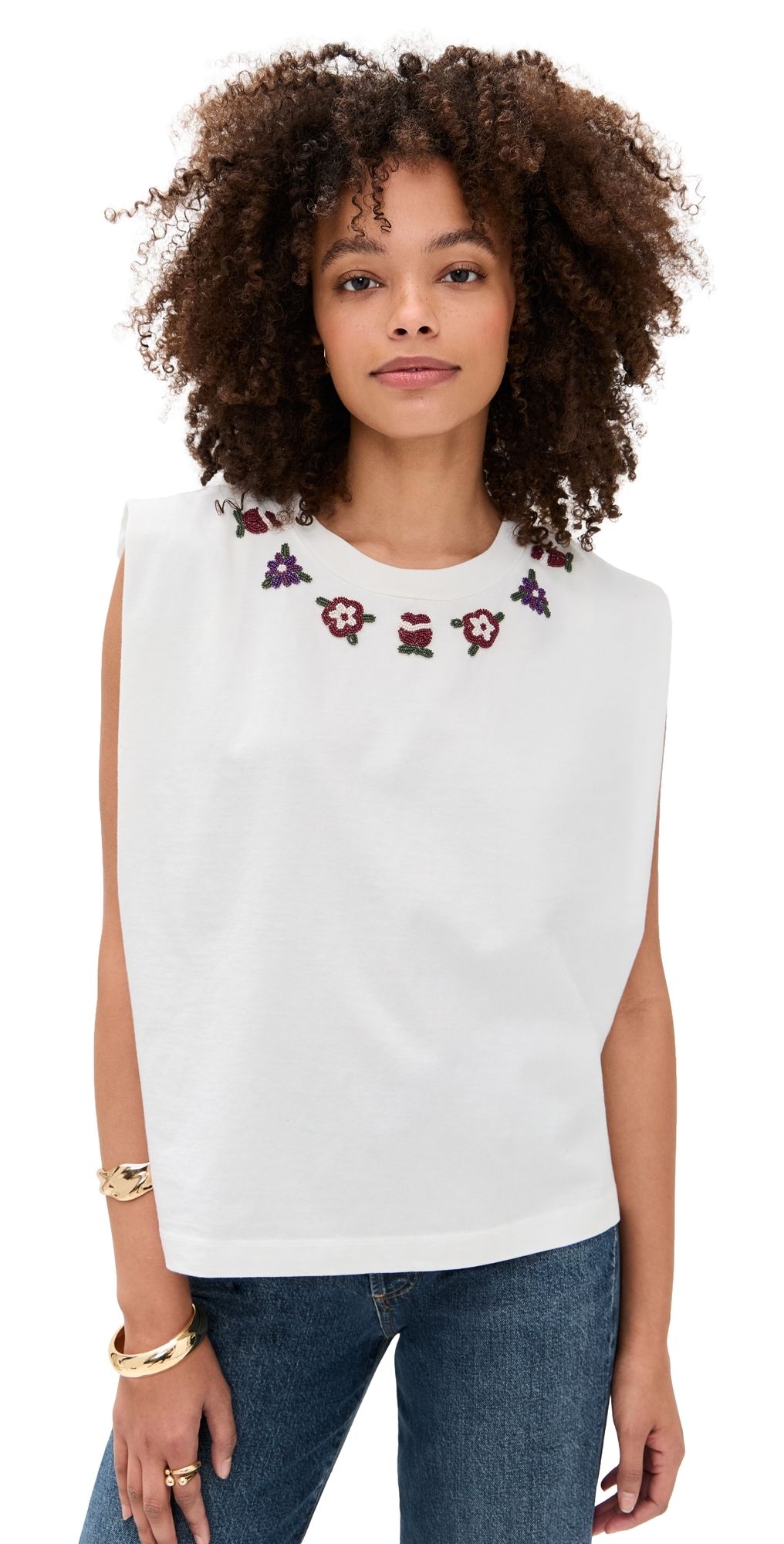 FARM Rio Beaded Tank 2 Multi L