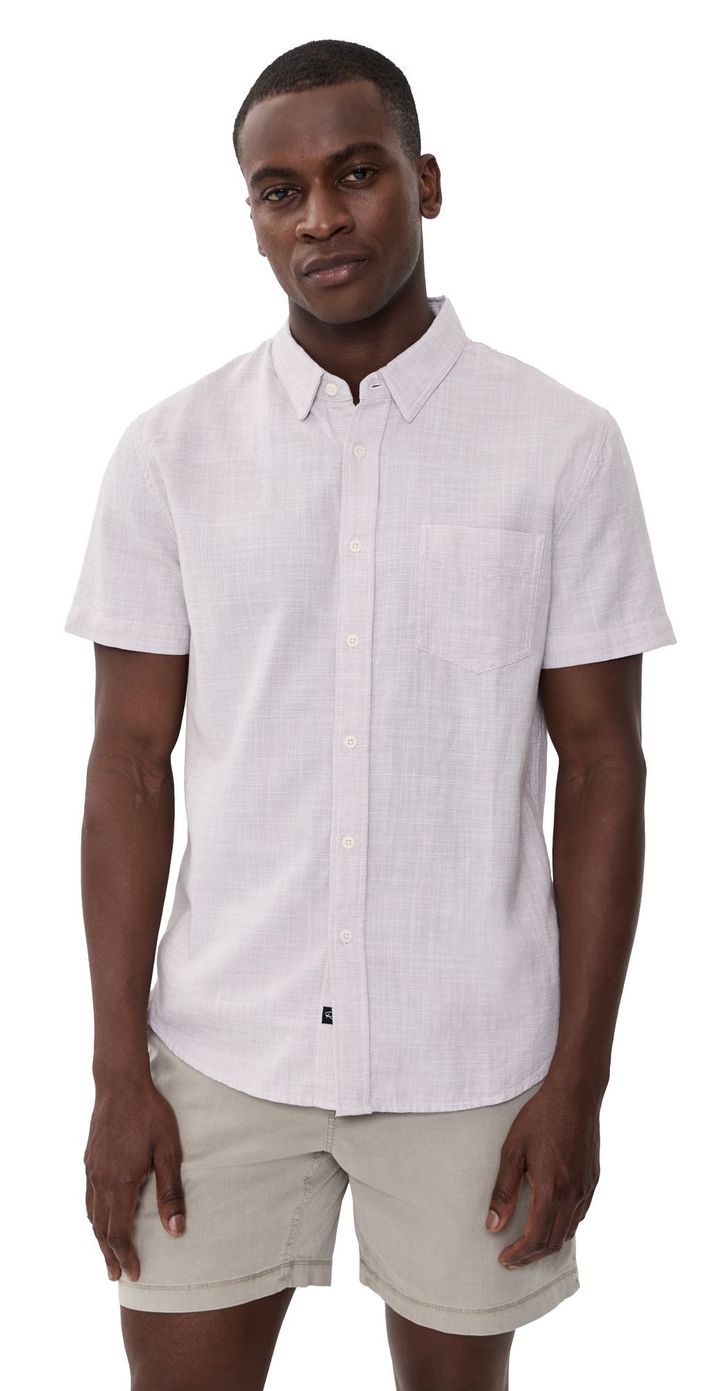 RAILS Fairfax Shirt TAHINI ETCH M