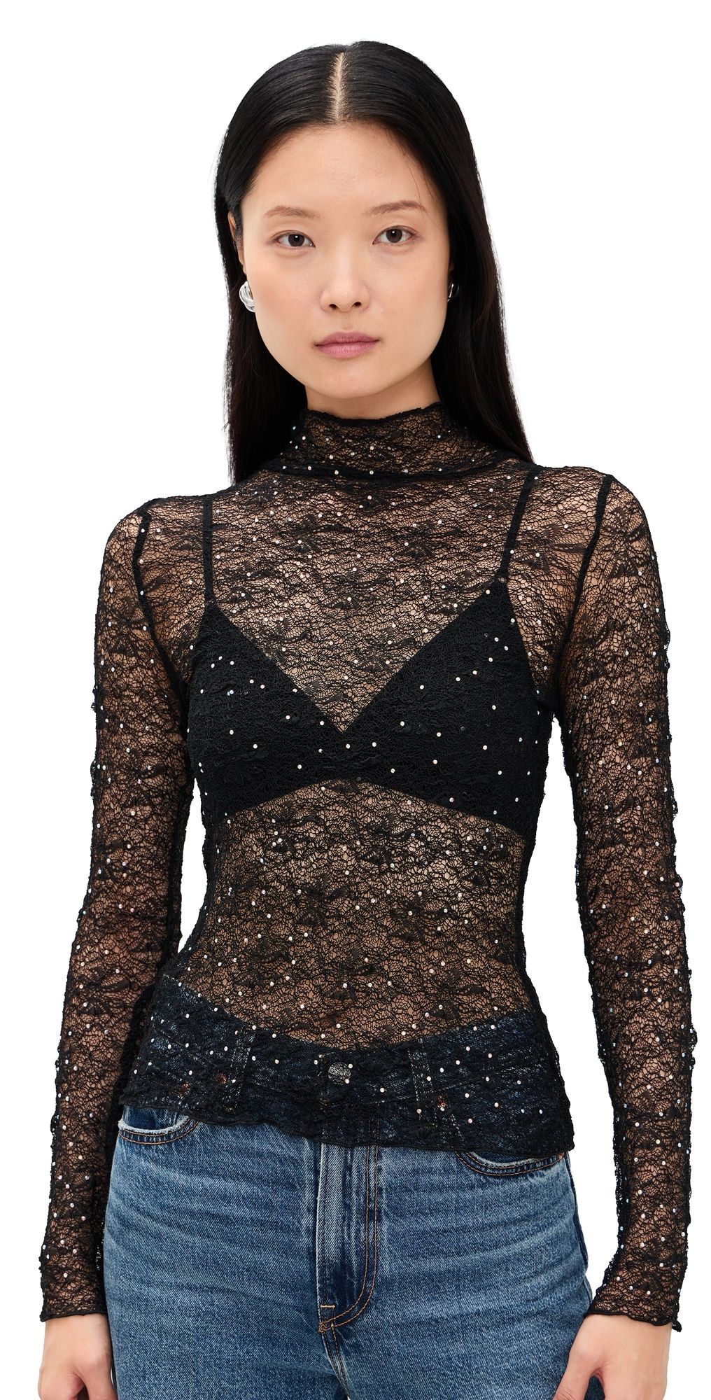 ASTR the Label Kyra Top Black S