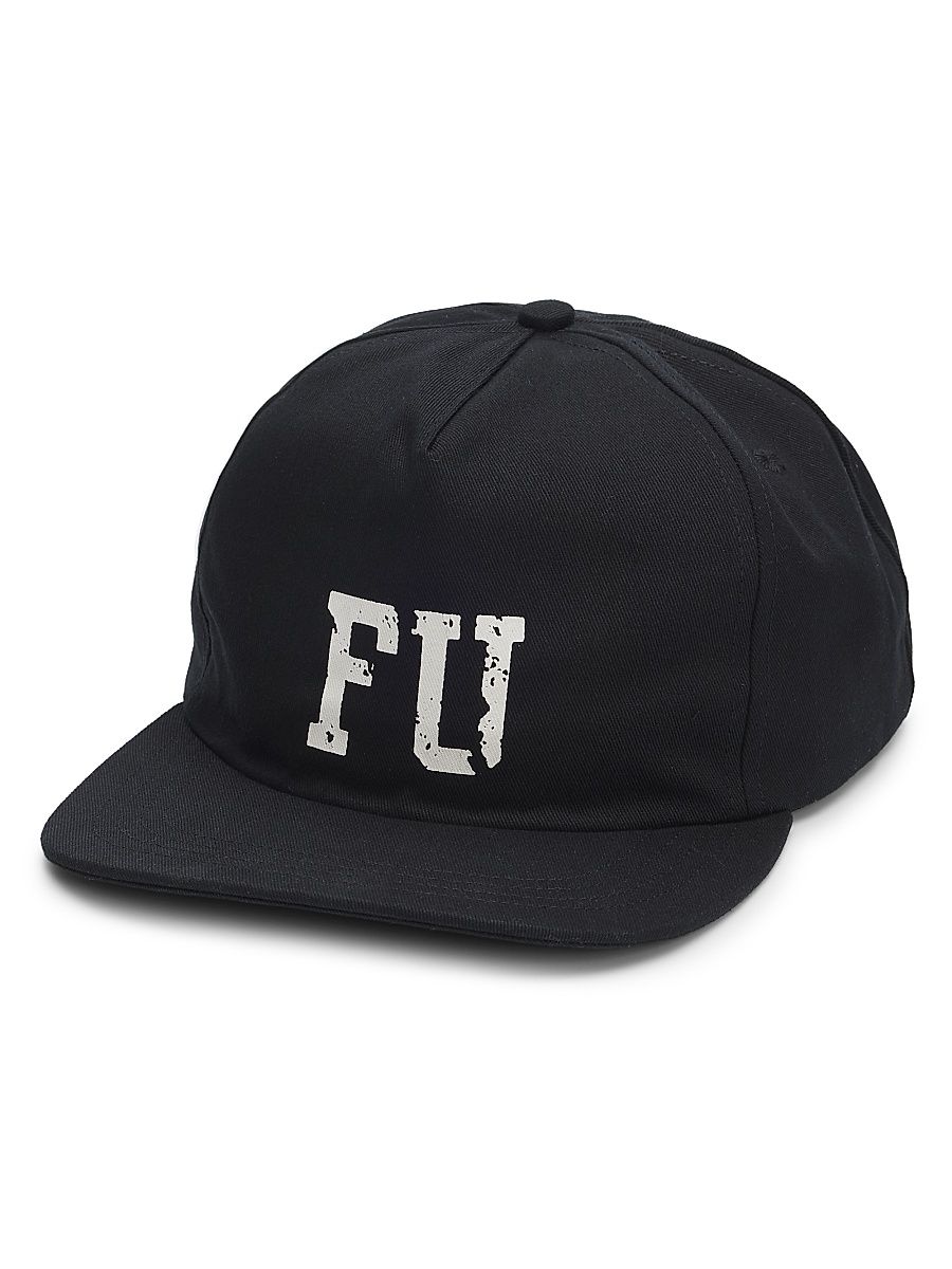 Men's FU Wool Baseball Cap - Black