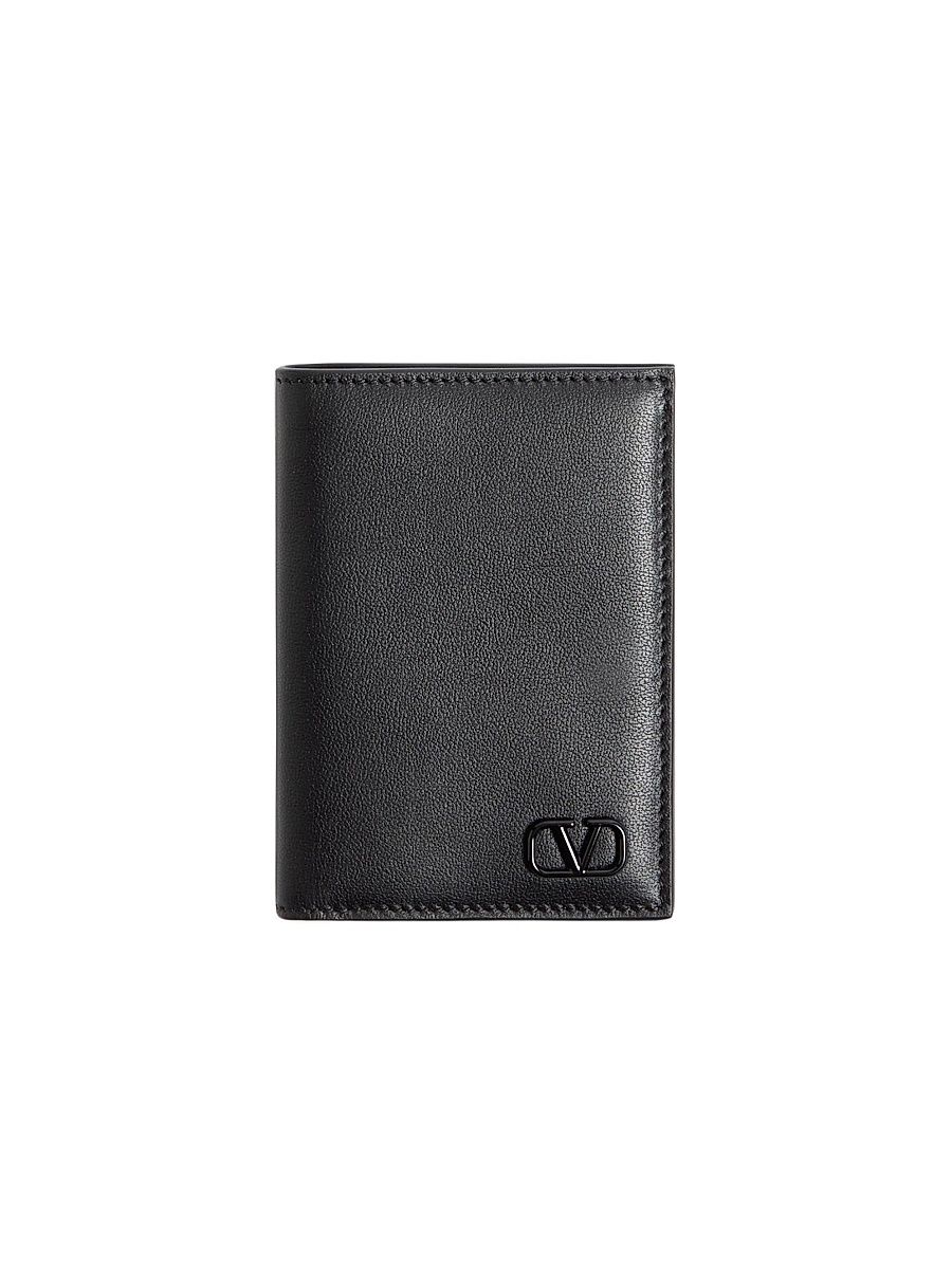 Men's VLogo Signature Cardholder - Black