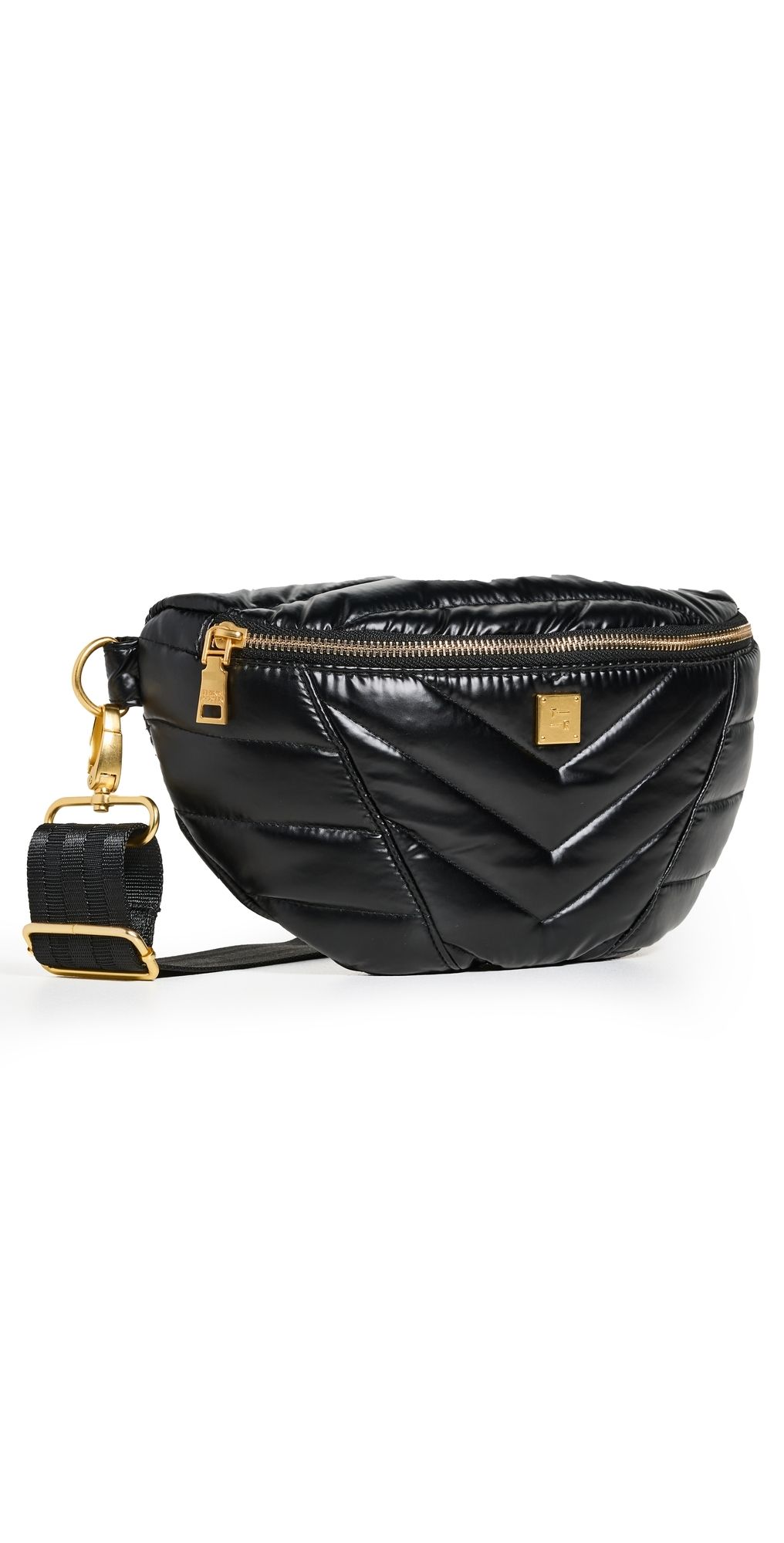 Think Royln Little Runaway Belt Bag Pearl Black/Black/Black Web One Size