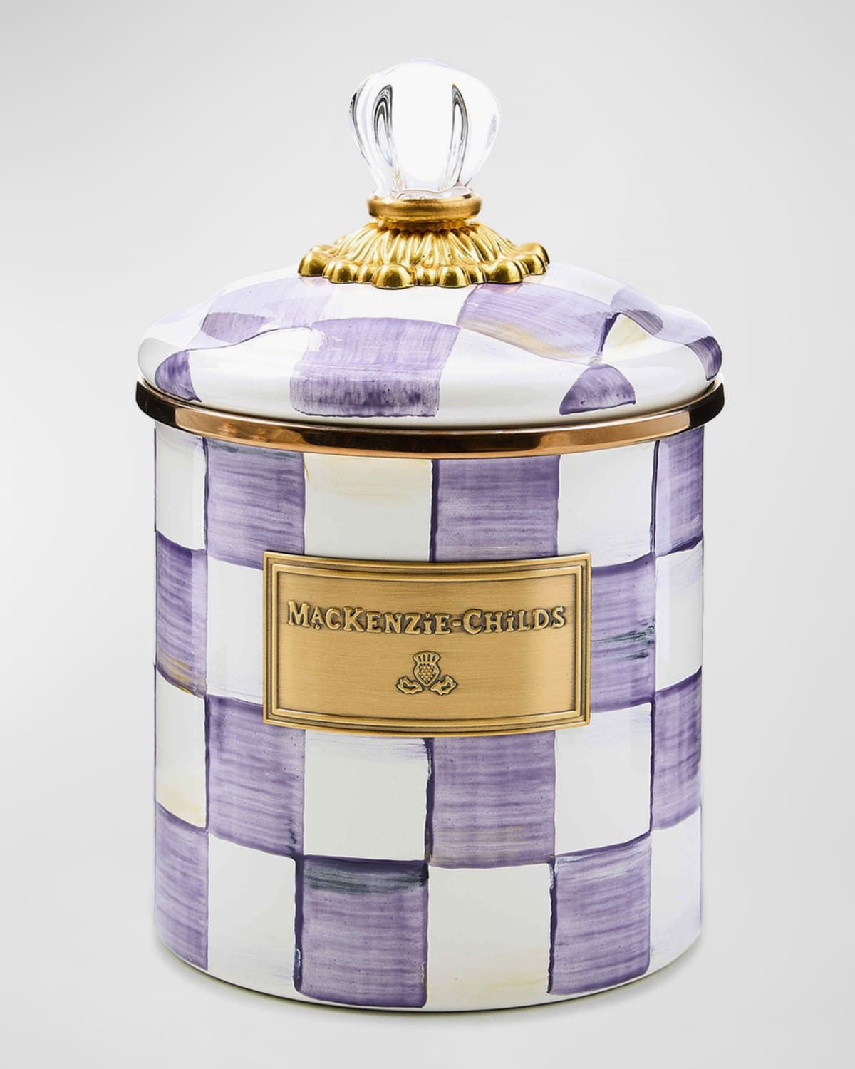 Violet Check Small Canister