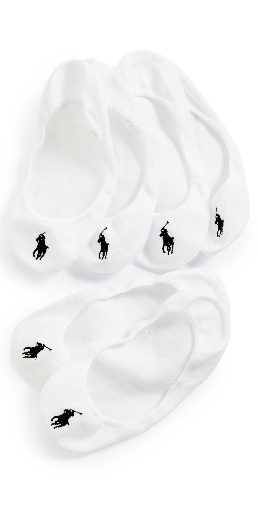 Polo Ralph Lauren Ultra Low Liner Socks 3 Pack White One Size