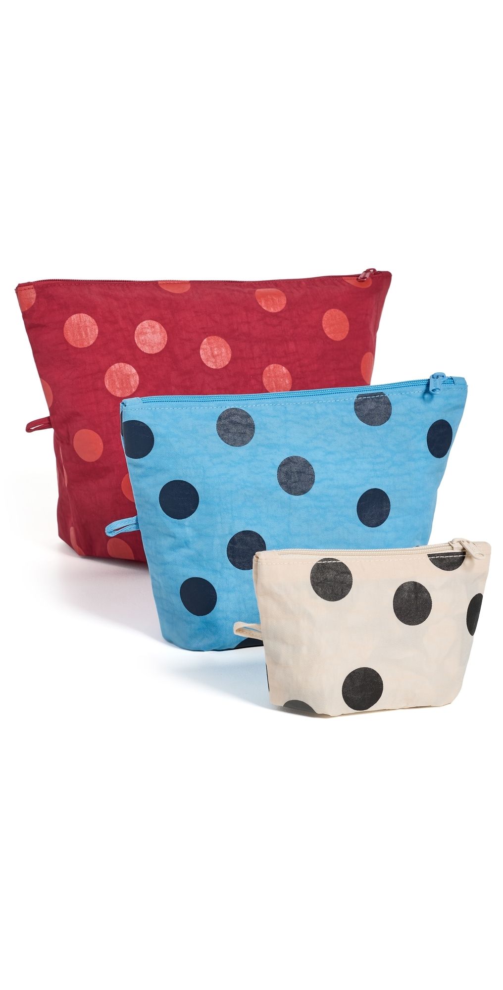 BAGGU Go Pouch Set Polka Dot Mix One Size