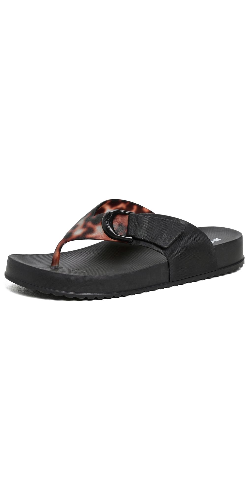 Melissa Melissa Cozy Thong Sandals Black/Clear 7