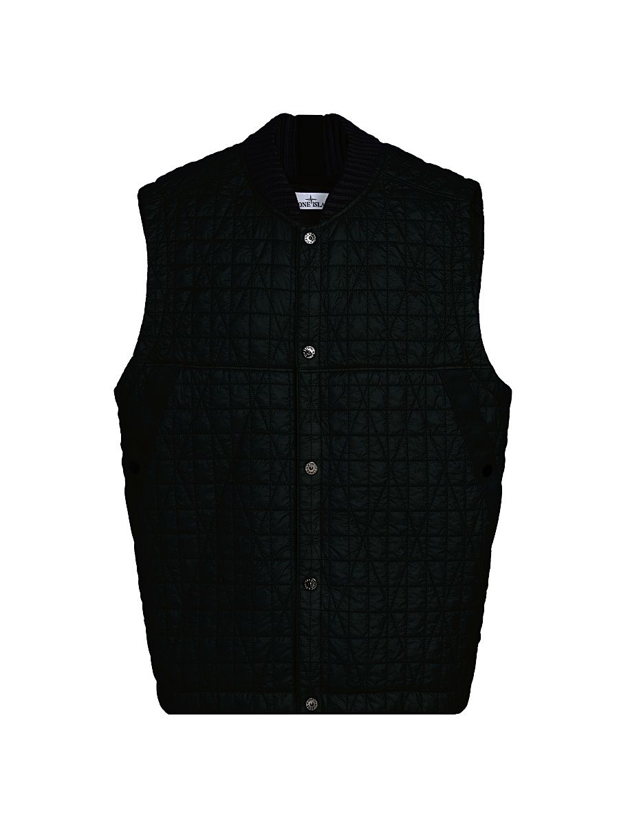 Men's Quilted Nylon Vest - Ink - Size XXL