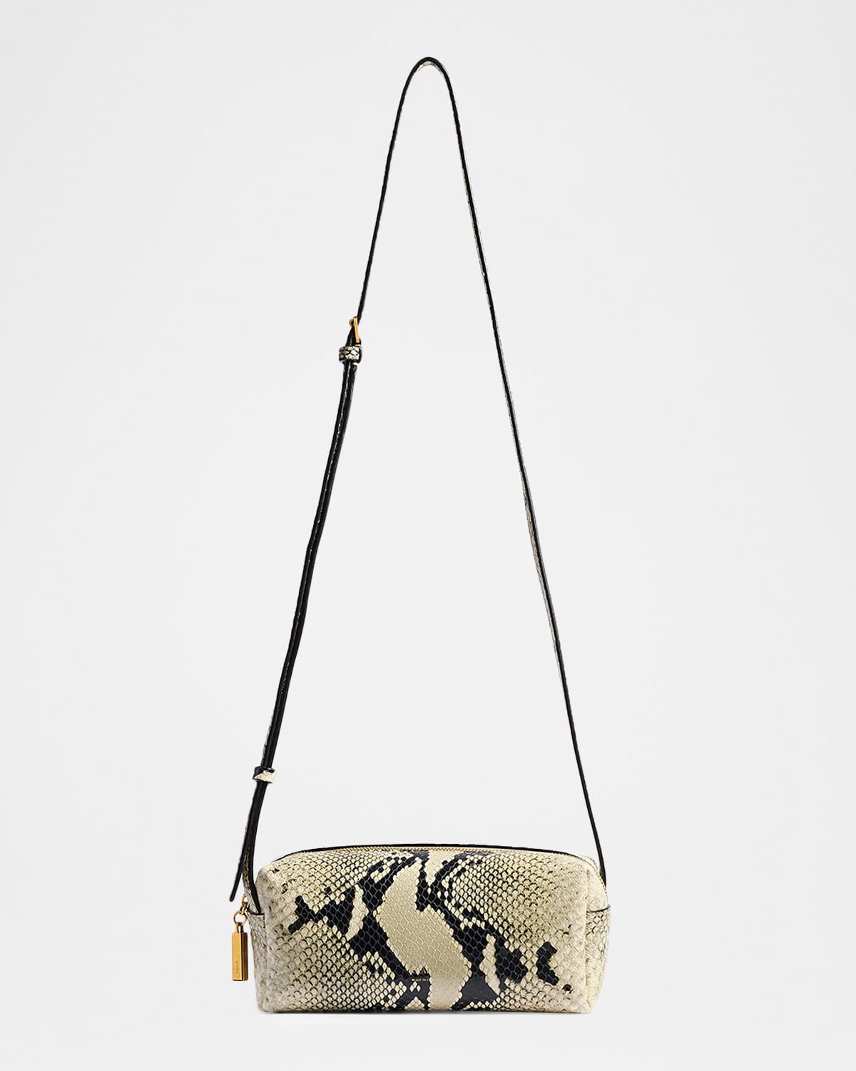 Kye Mini Python-Embossed Leather Crossbody Bag