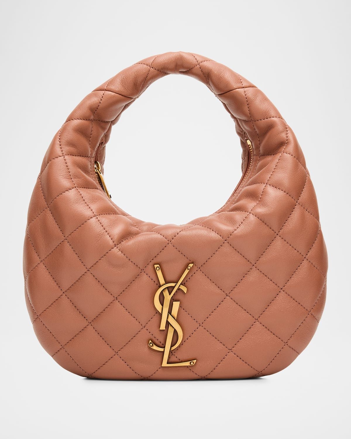 Icare Baby YSL Quilted Leather Hobo Bag