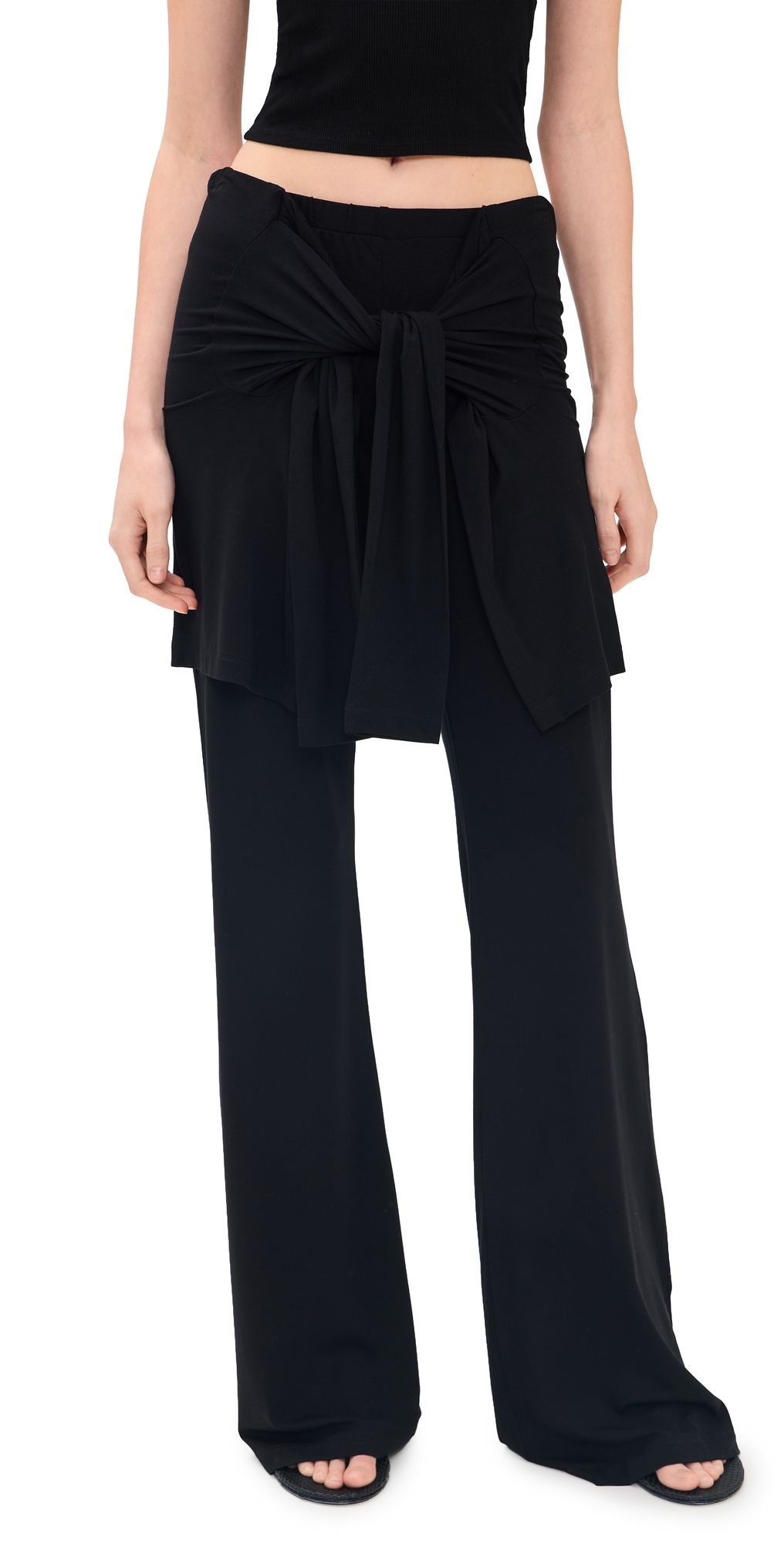 Beaufille Waist Tie Pants Black XL