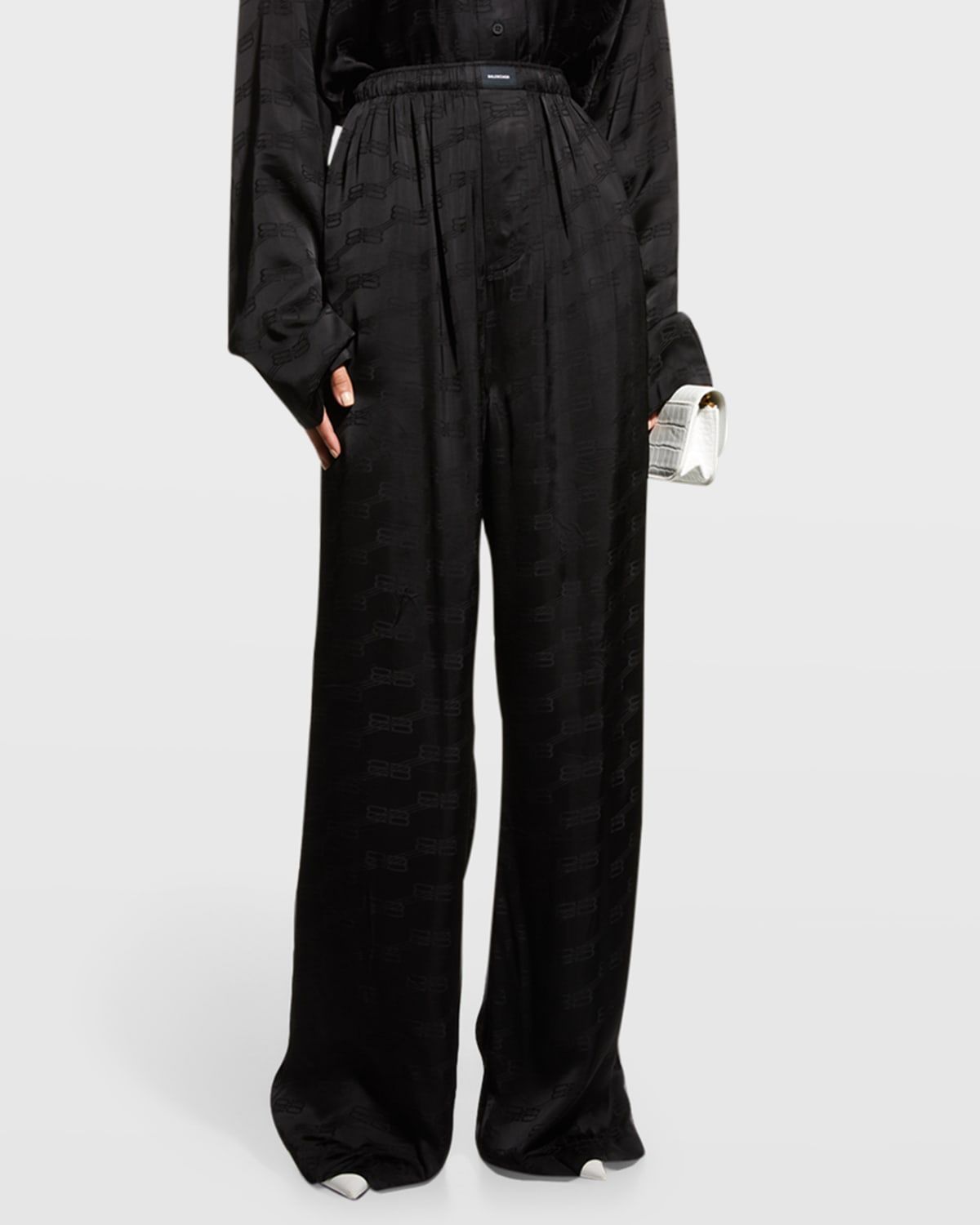 Logo Printed Pajama Pants