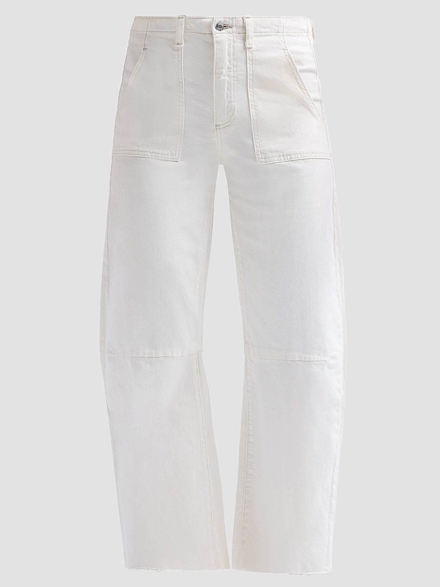 Women's Utility Crop Jeans - Bone - Size 31
