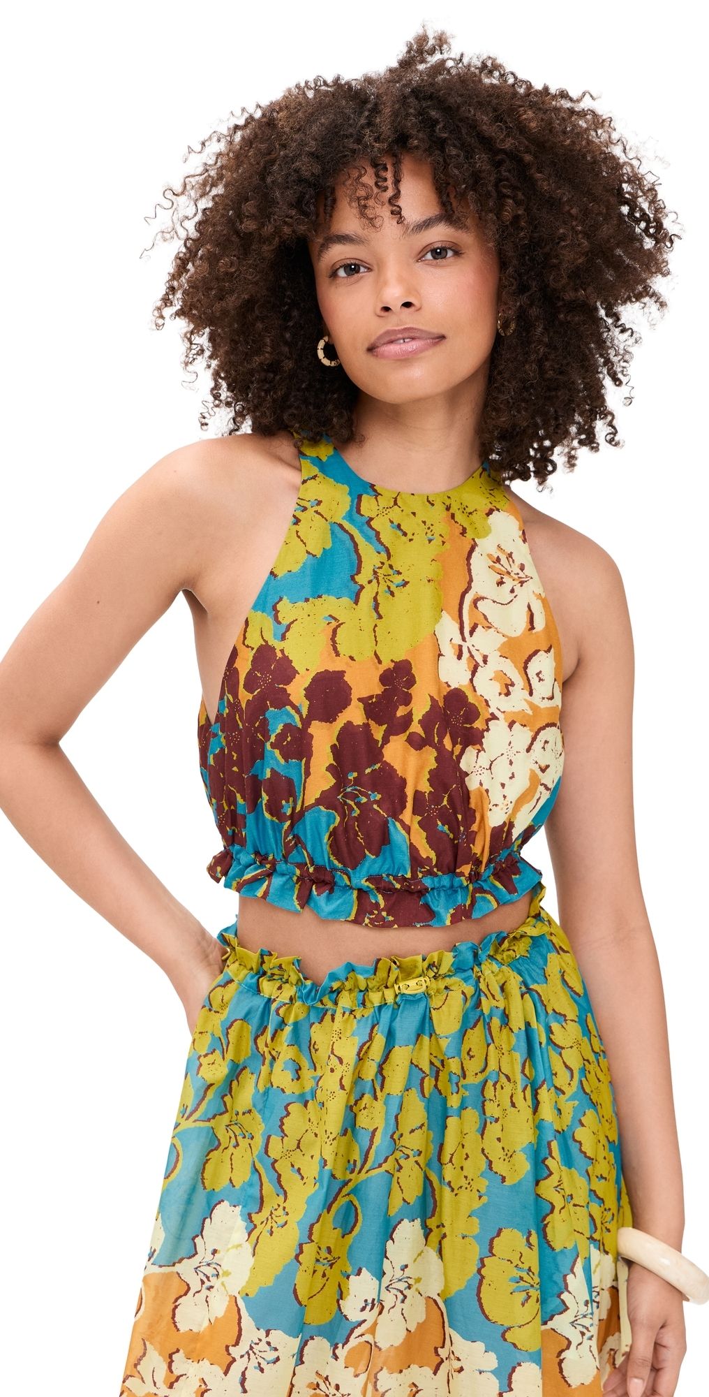 ALÉMAIS Splice Crop Top Multi 14