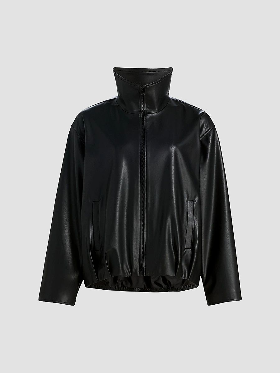 Lamarque Women's Denita Faux Leather Jacket - Black - Size XS