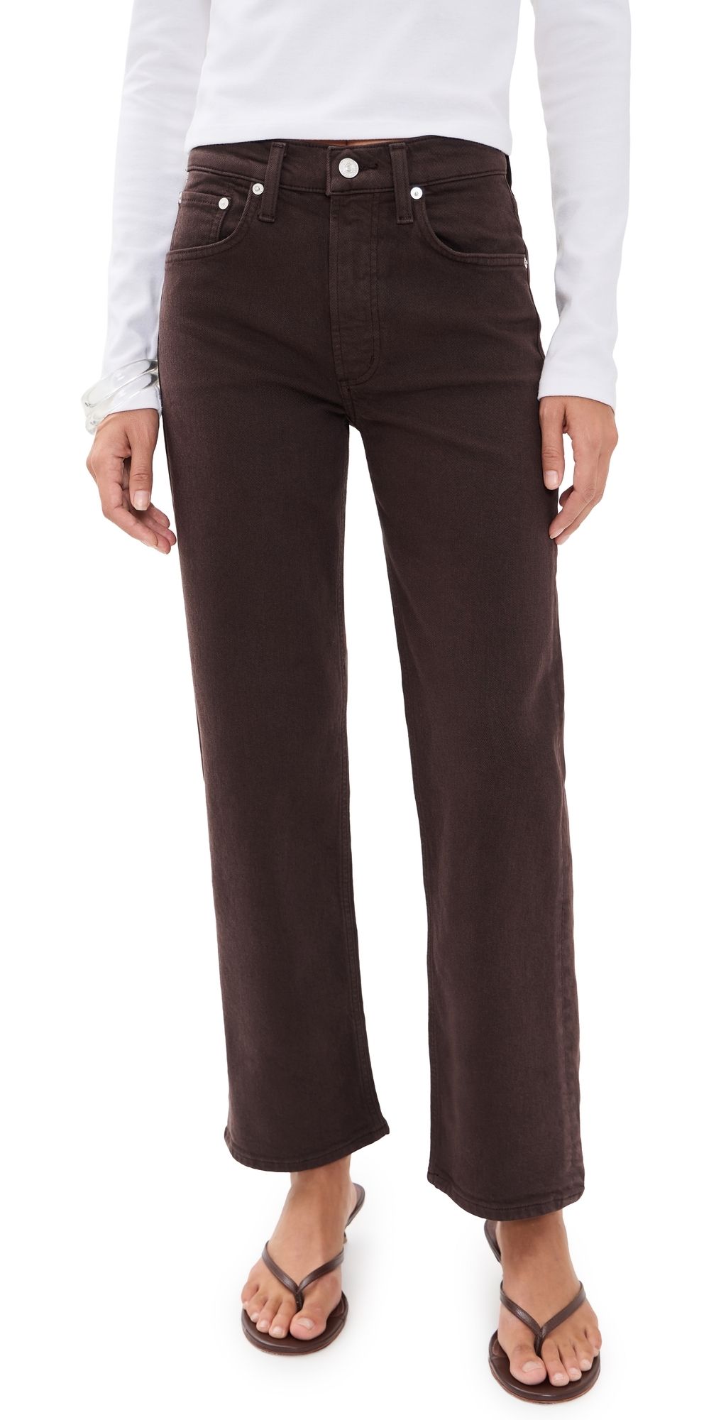 Citizens of Humanity Palma Straight Jeans Carob 23