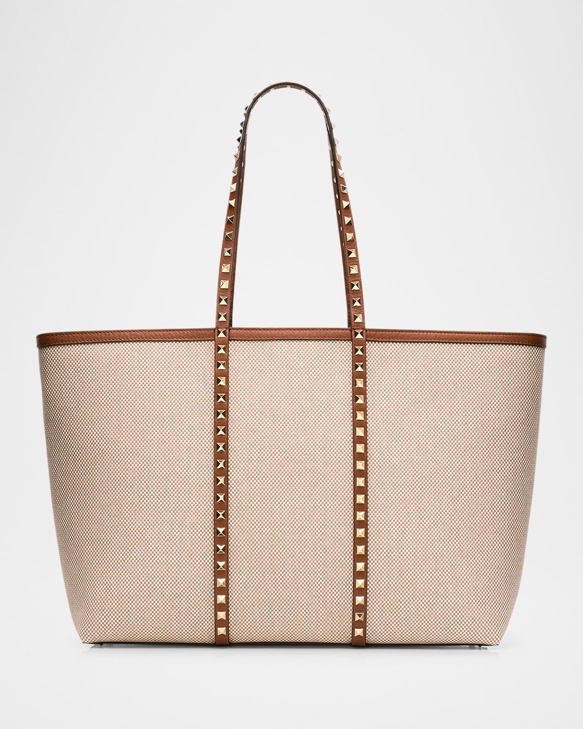 Rockstud Medium Canvas Tote Bag