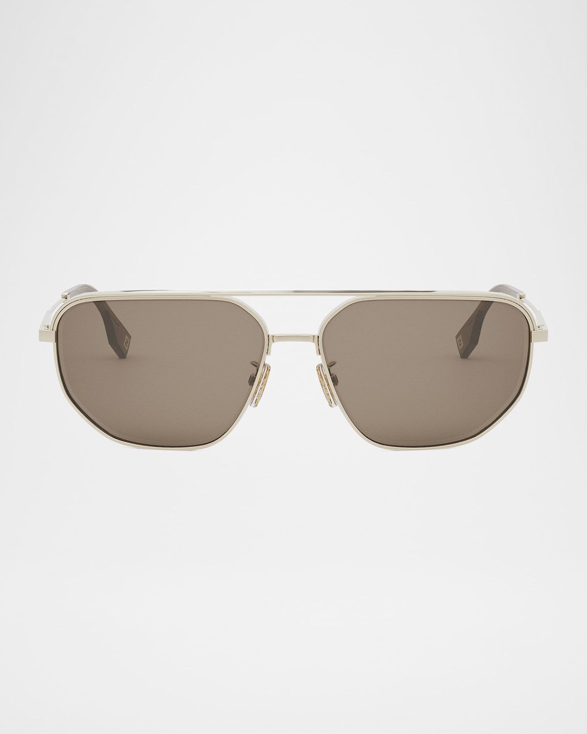 Men & apos;s Fendi Travel Metal Rectangle Sunglasses