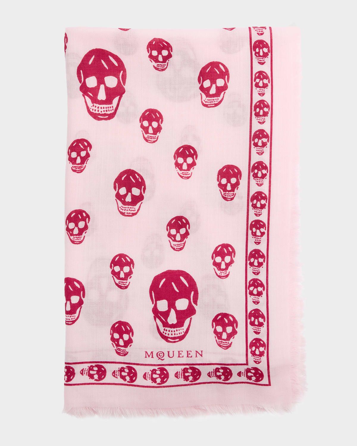 Classic Skull Wool Scarf