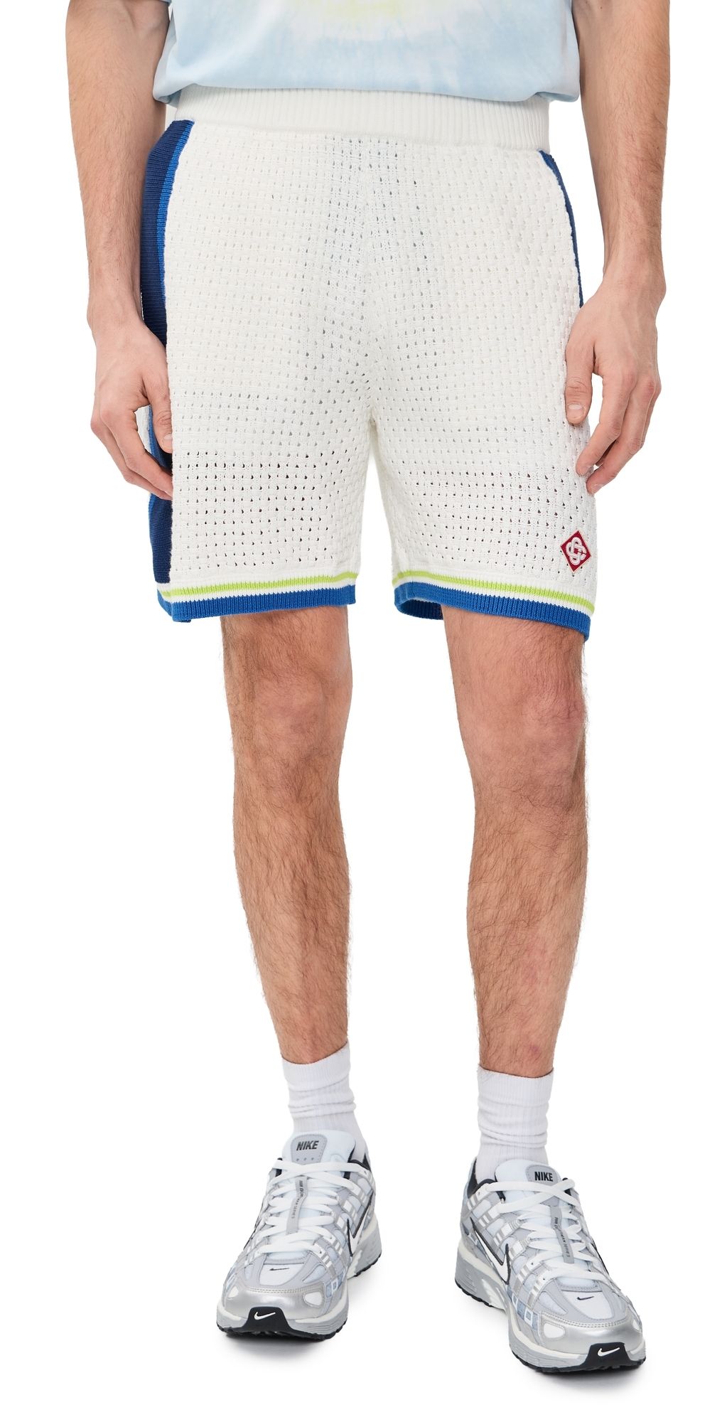 Casablanca Crochet Shorts White S