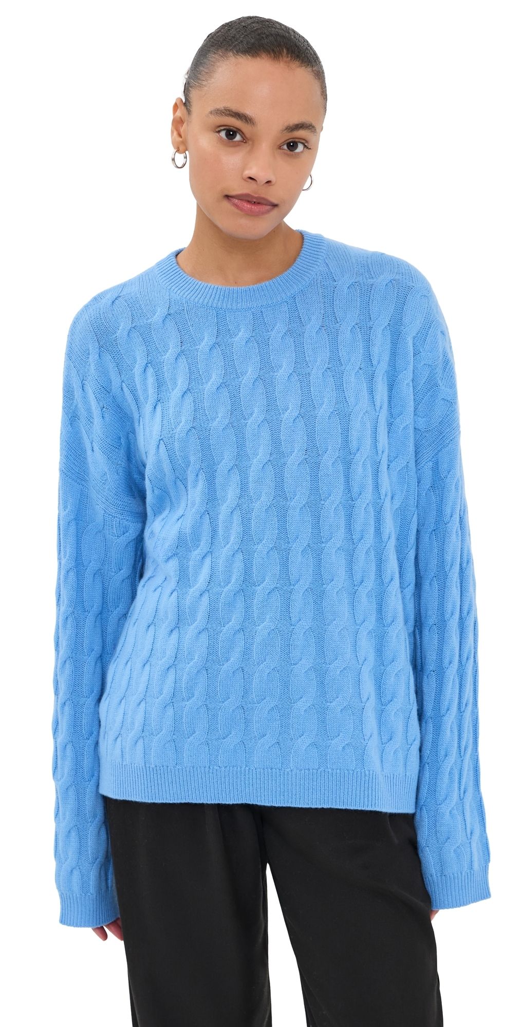 LISA YANG Seymour Cashmere Sweater Azure 0