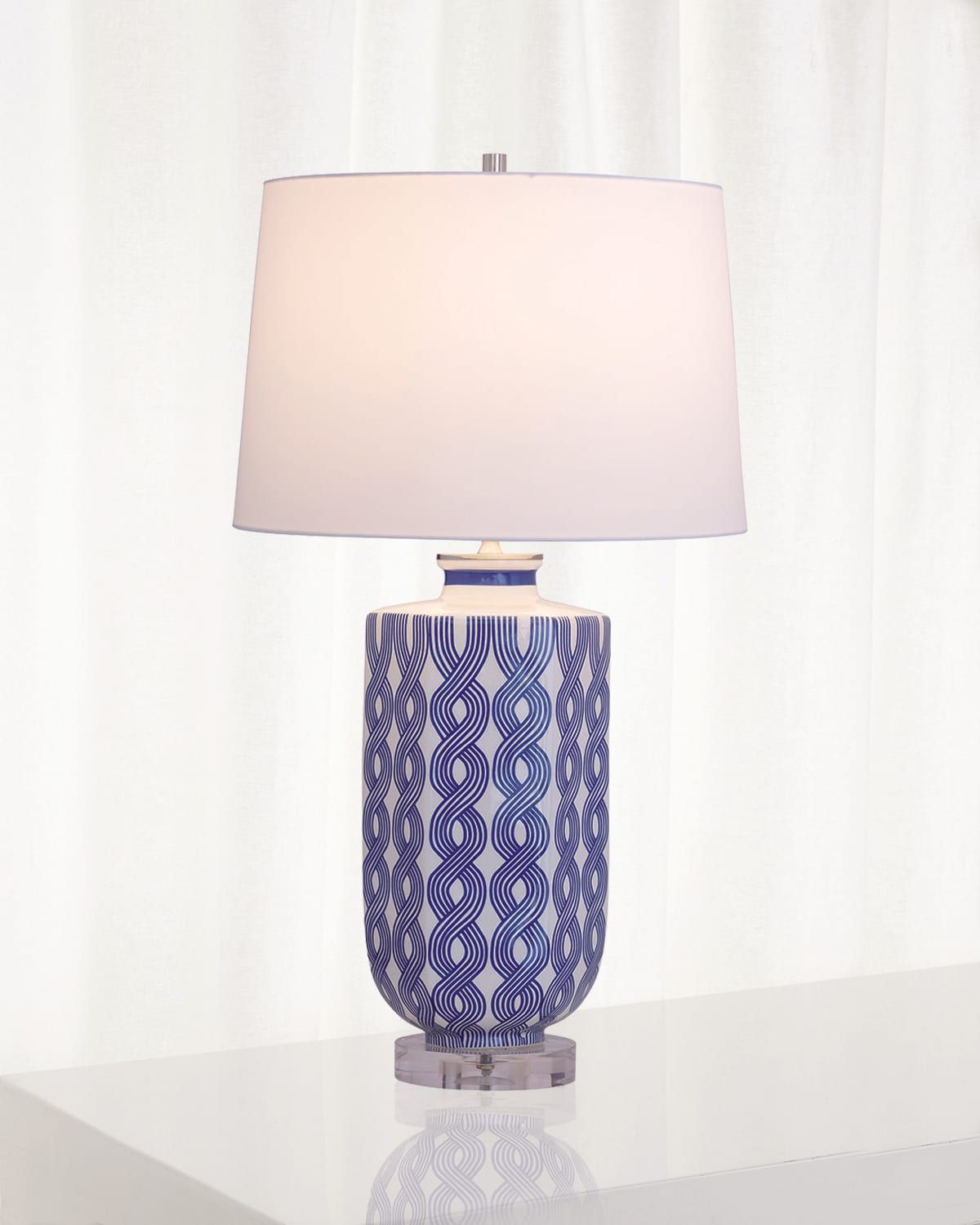 Evelyn Blue Lamp