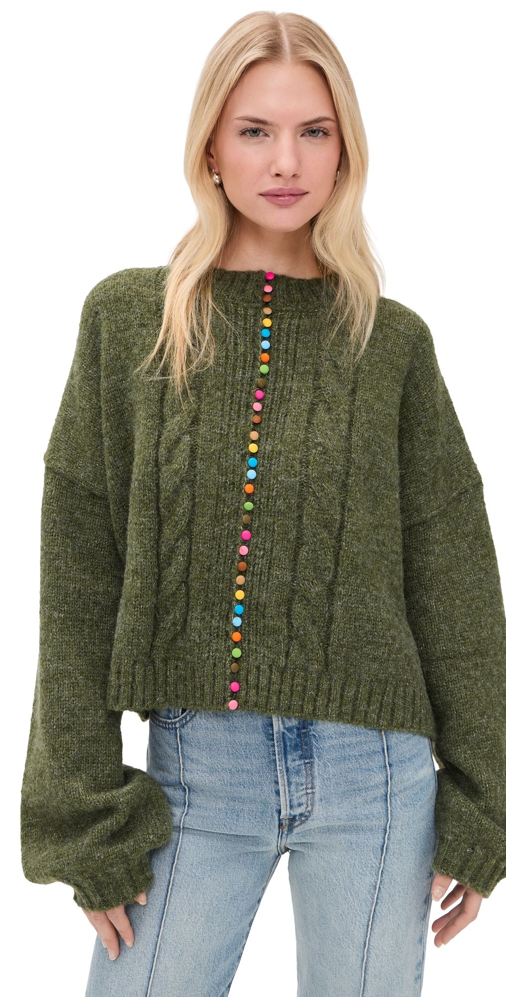 Lisa Says Gah Canonbury Cardigan Hunter Green XS/S
