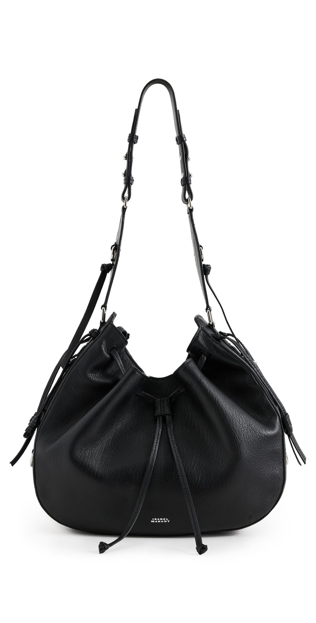 Isabel Marant Bolton Hobo Bag Black/Silver One Size
