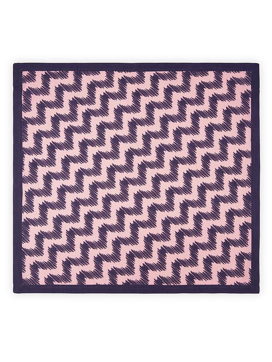 Jaipur 2-Piece Linen Napkin Set - Pink Blue