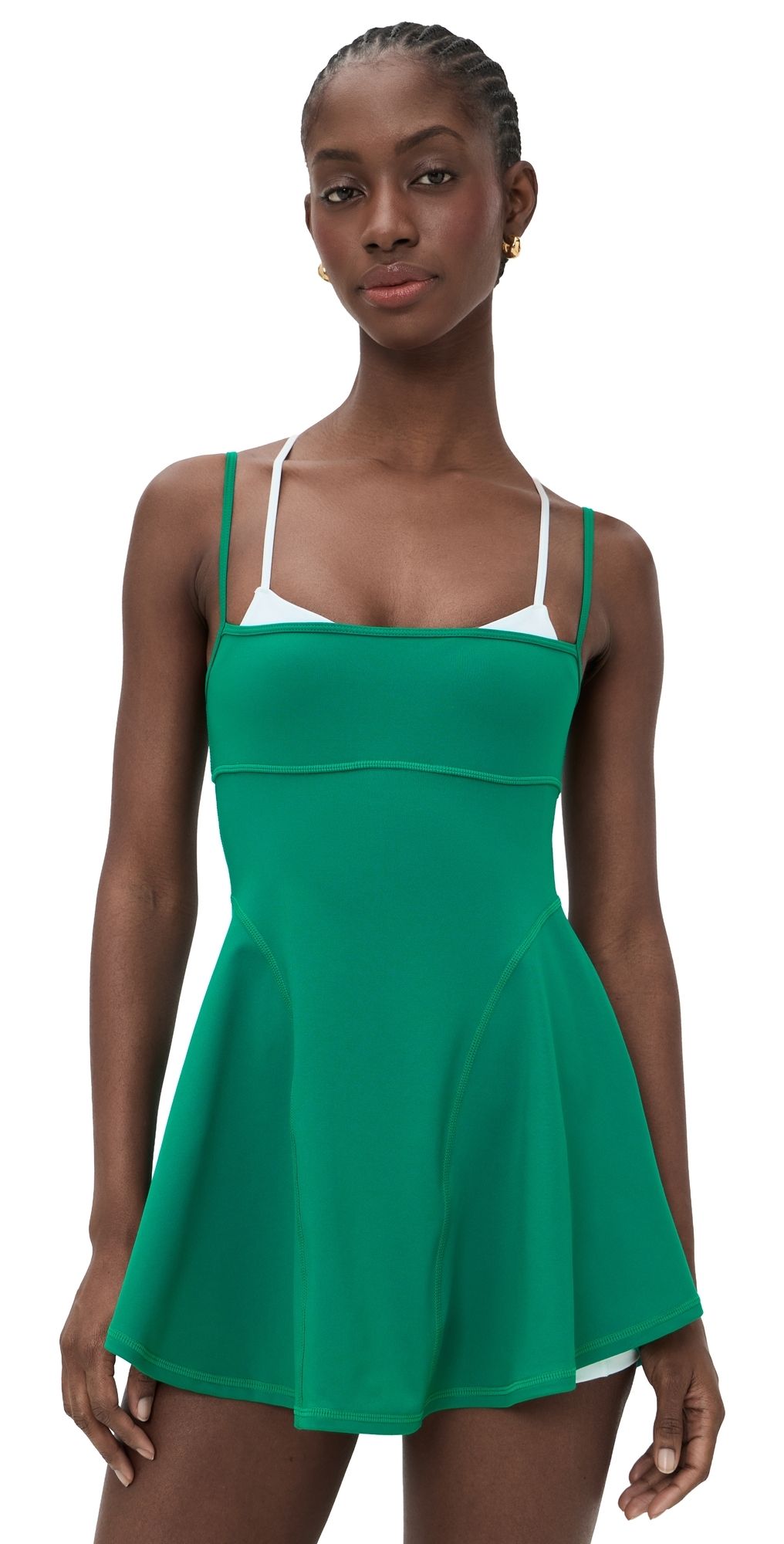 FP Movement Baseline Tennis Dress Green Glow Combo S