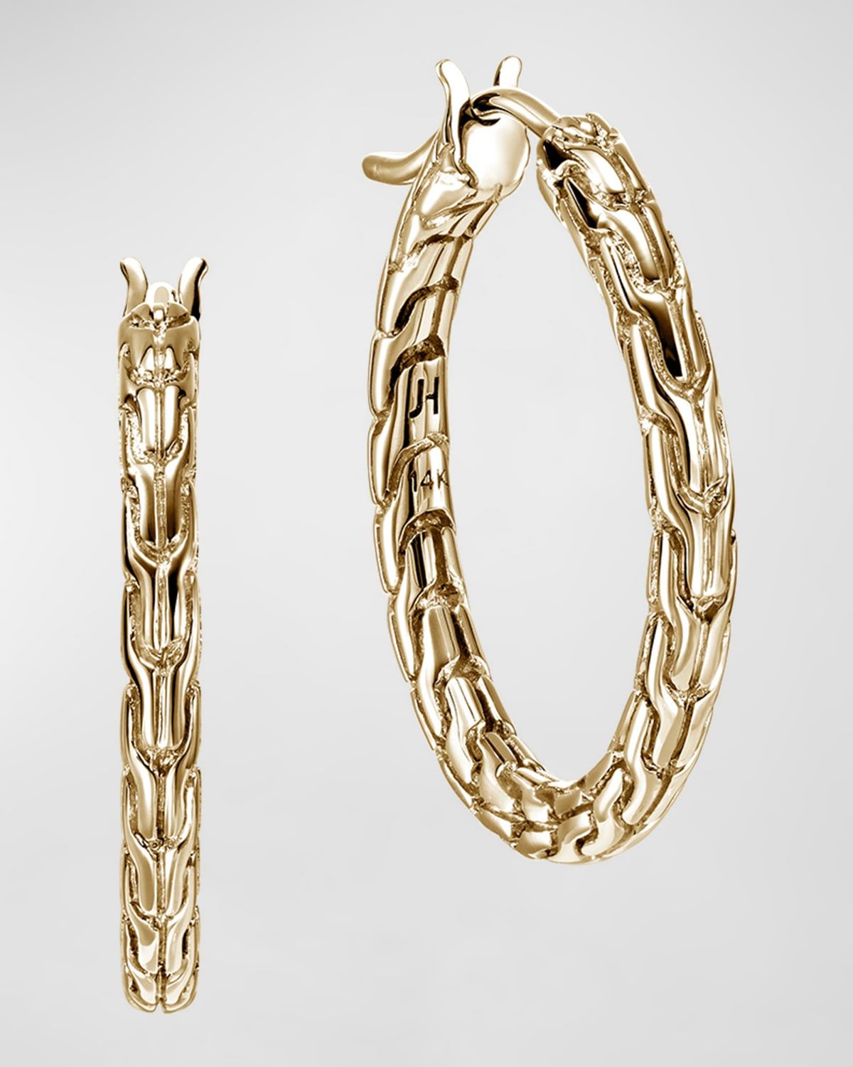 JH Essential 14K Gold Hoop Earrings