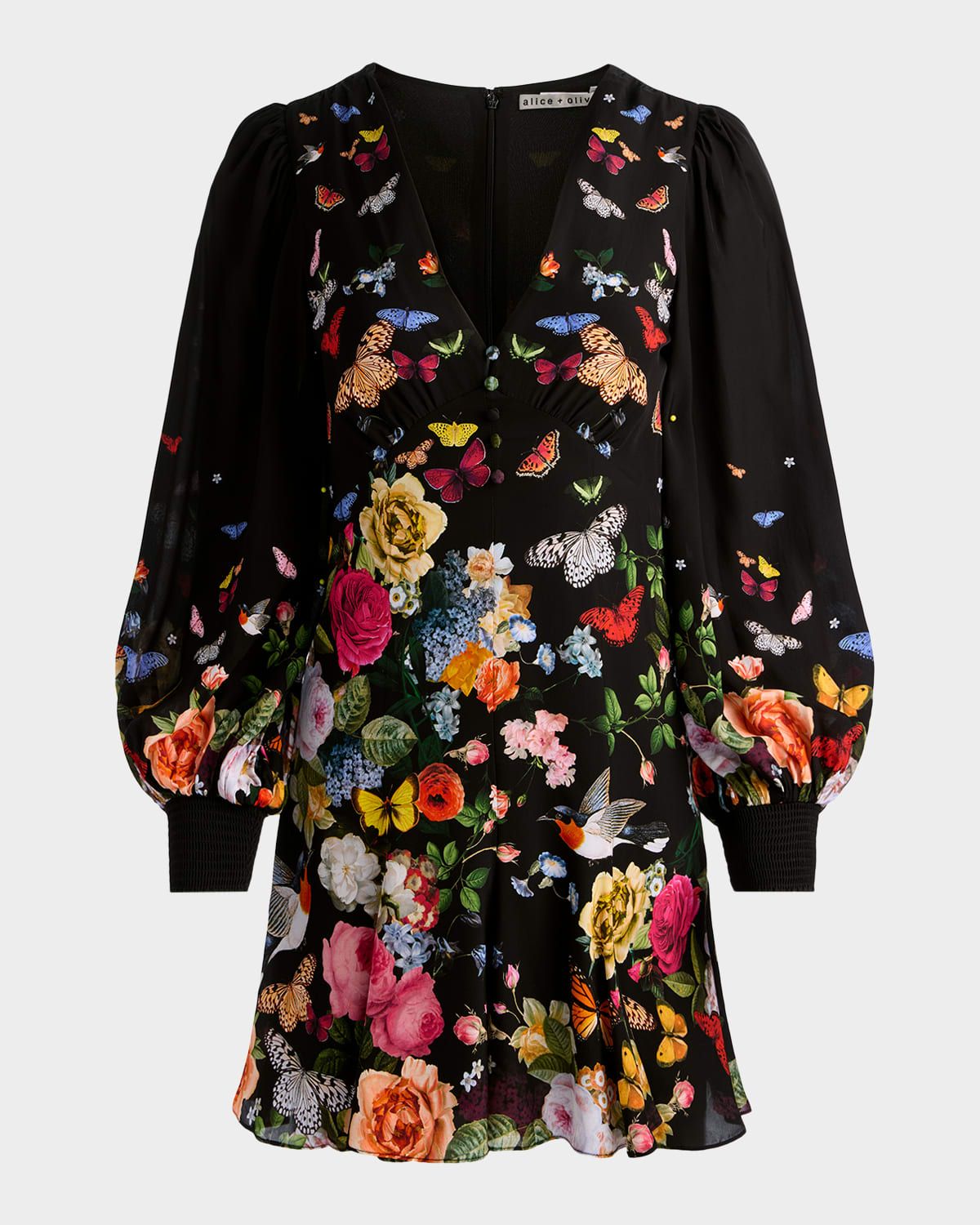 Irene Empire Waist Mini Dress