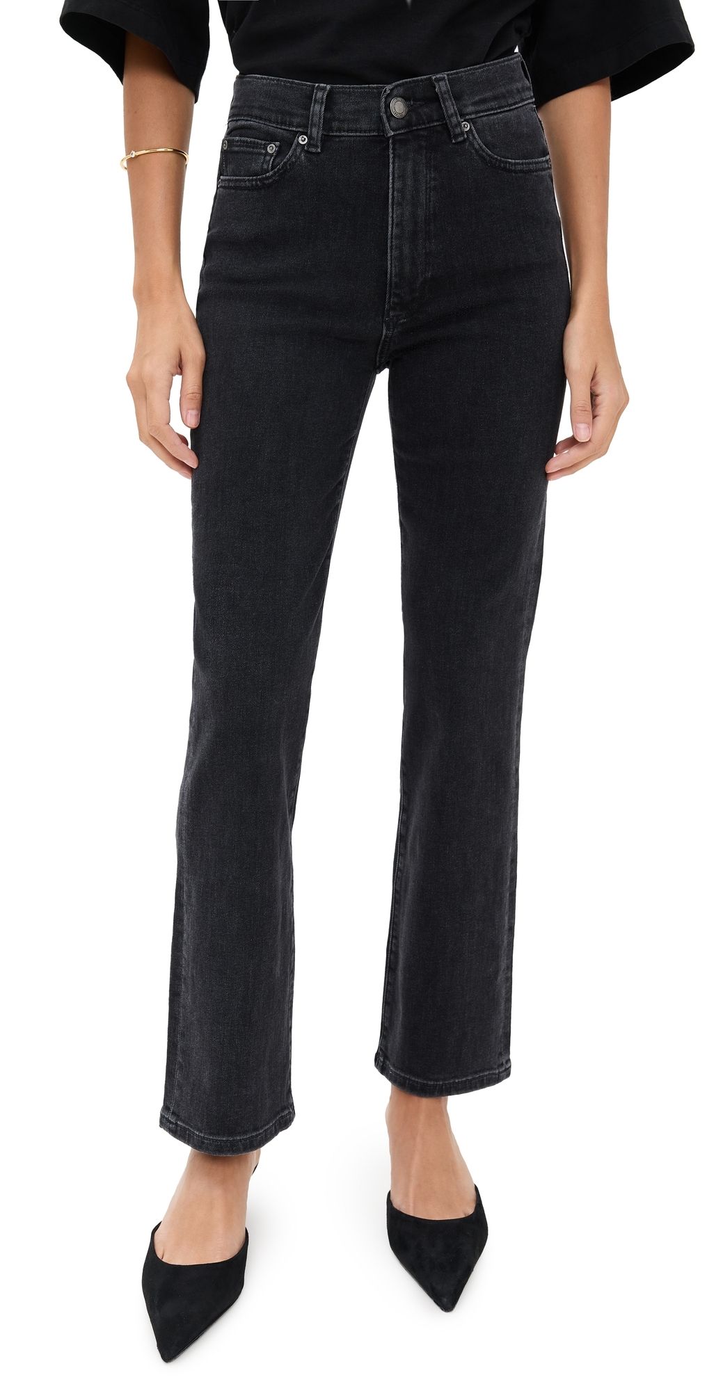 DL1961 Halle Straight High Rise Instasculpt Jeans Nightshade (DL Airbrushed) 32