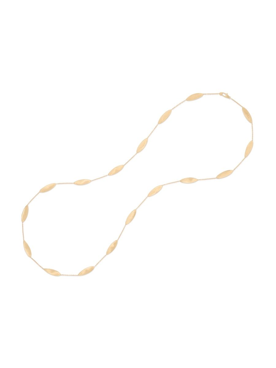 Marco Bicego Women's Lunaria Twist 18K Yellow Gold Long Station Necklace - Yellow Gold