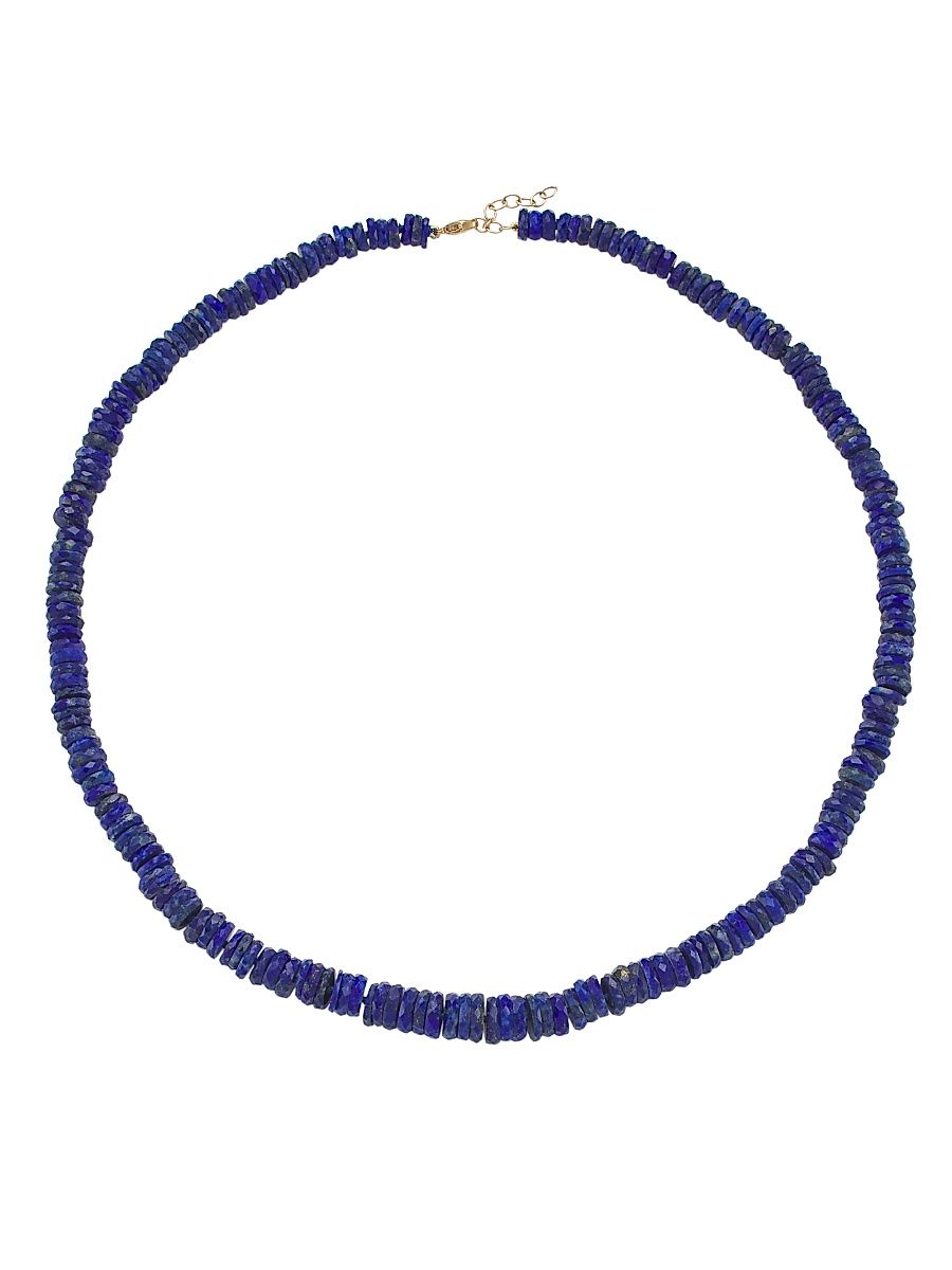 Women's Atlas Lapis Beaded Necklace - Blue