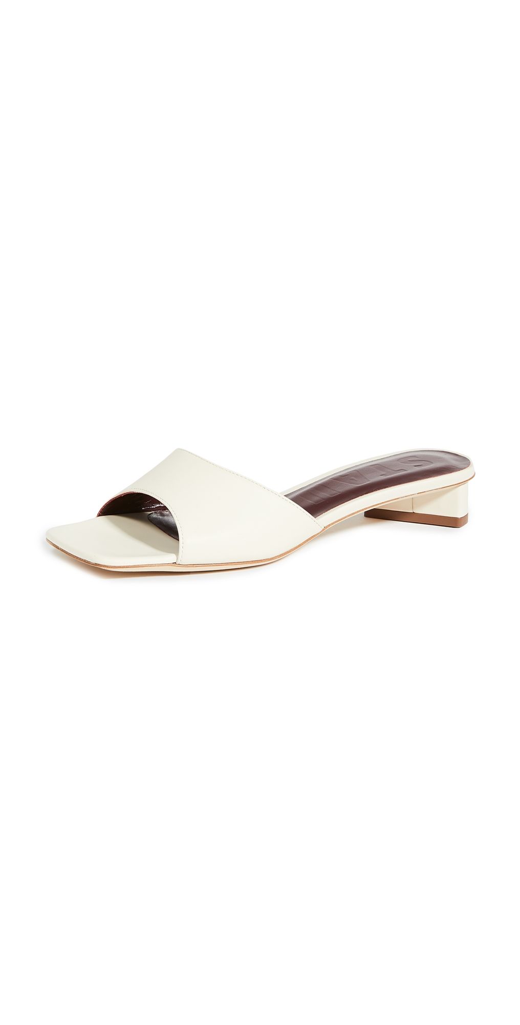 STAUD Simone Mules Cream 40.5