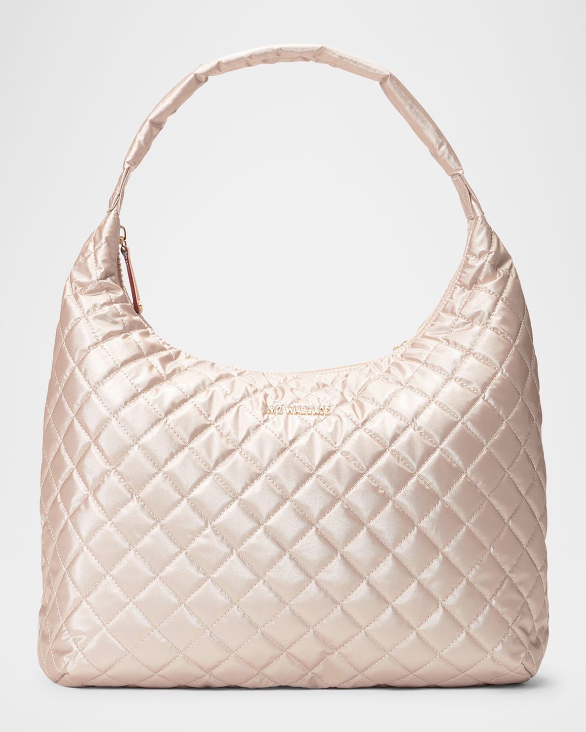 Metro Large Quilted Nylon Shoulder Bag