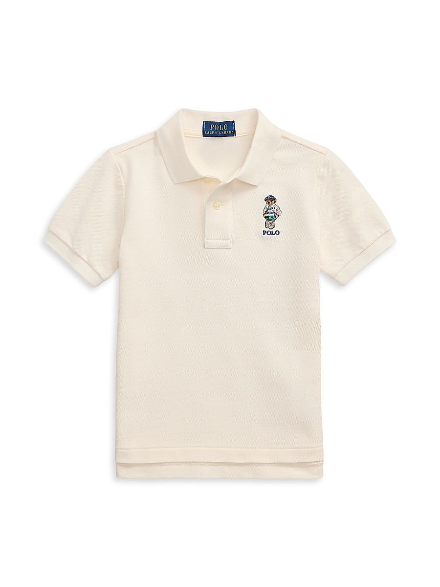 Little Boy's & Boy's Polo Bear Mesh Polo Shirt - Nevis Bear - Size 7