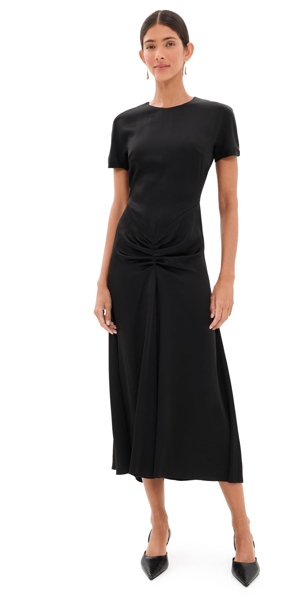 Victoria Beckham Blaire Midi Dress Black 8