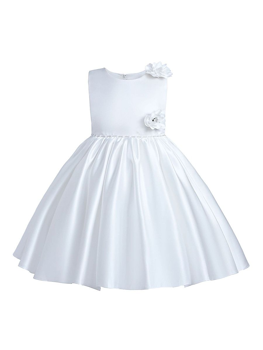 Little Girl's & Girl's Denali Dress - White - Size 14