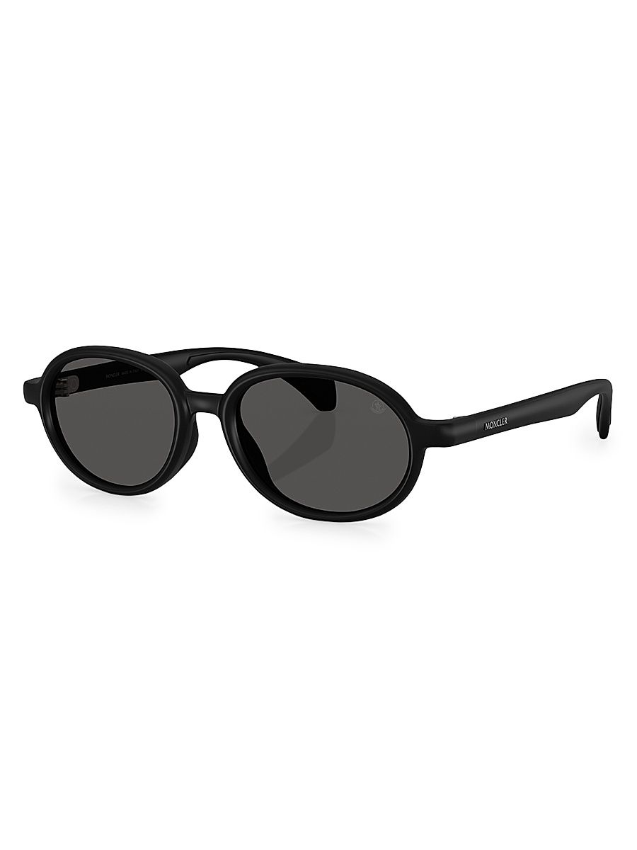 Men's Satellite 51MM Oval Sunglasses - Black
