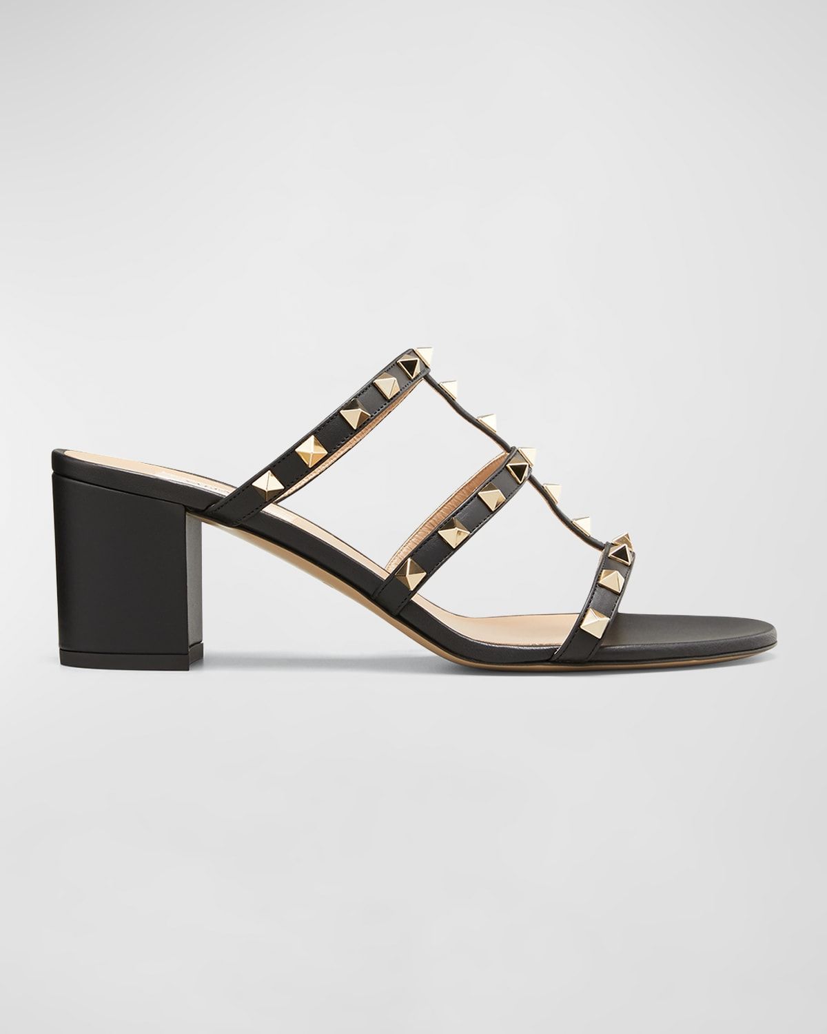 Rockstud Caged 60mm Slide Sandals